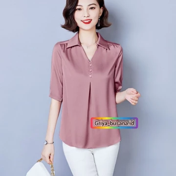 Baju Wanita Jooyeon Ariana Top Fashion Citayam Blouse Ivanca Style Korea Hight Quality