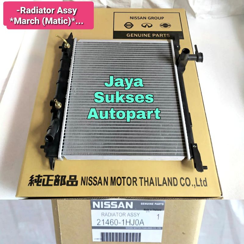 Jual Radiator assy Nissan March Matic Asli Original Denso | Shopee ...