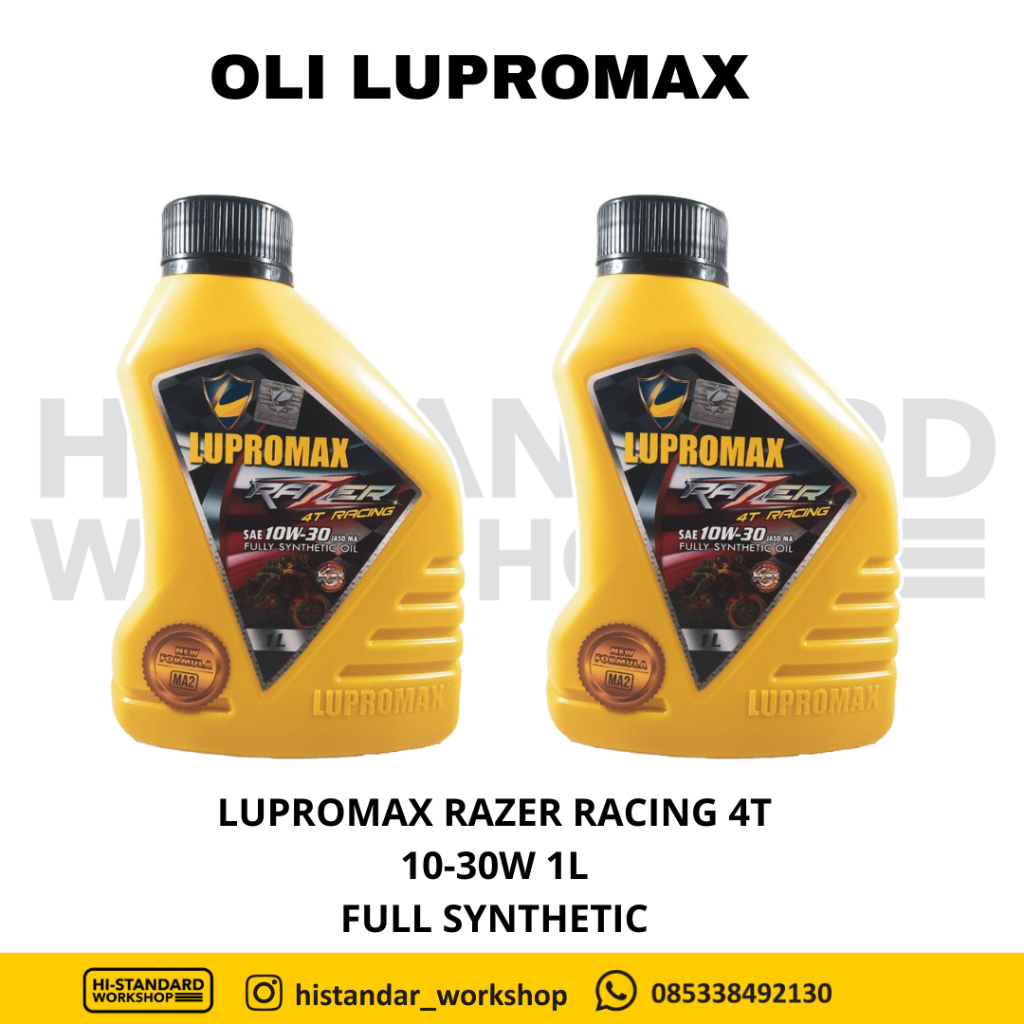 Jual OLI LUPROMAX RAZER 4T 10W 30 FULL SYNTETIC COCOK UNTUK MOTOR HONDA ...