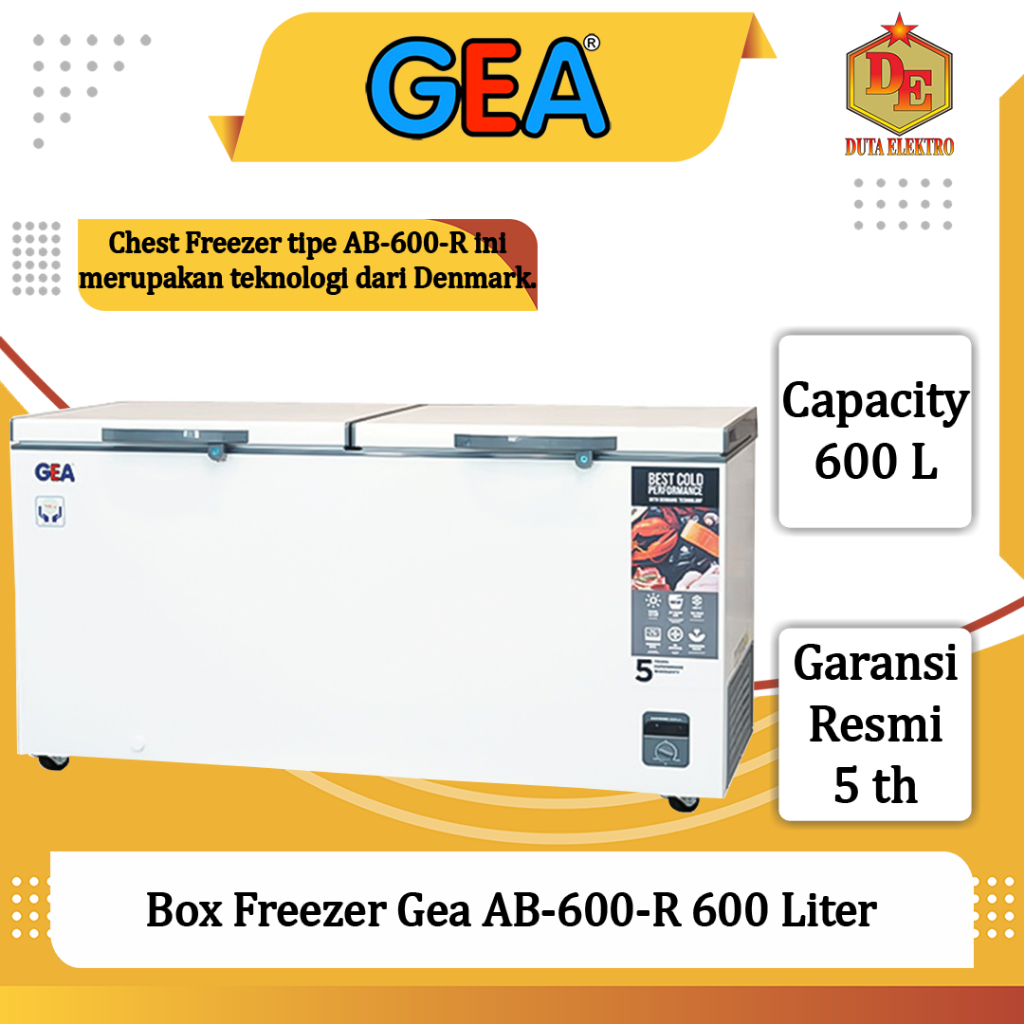 Jual Box Freezer Gea AB 600 R Chest Freezer 600 Liter | Shopee Indonesia