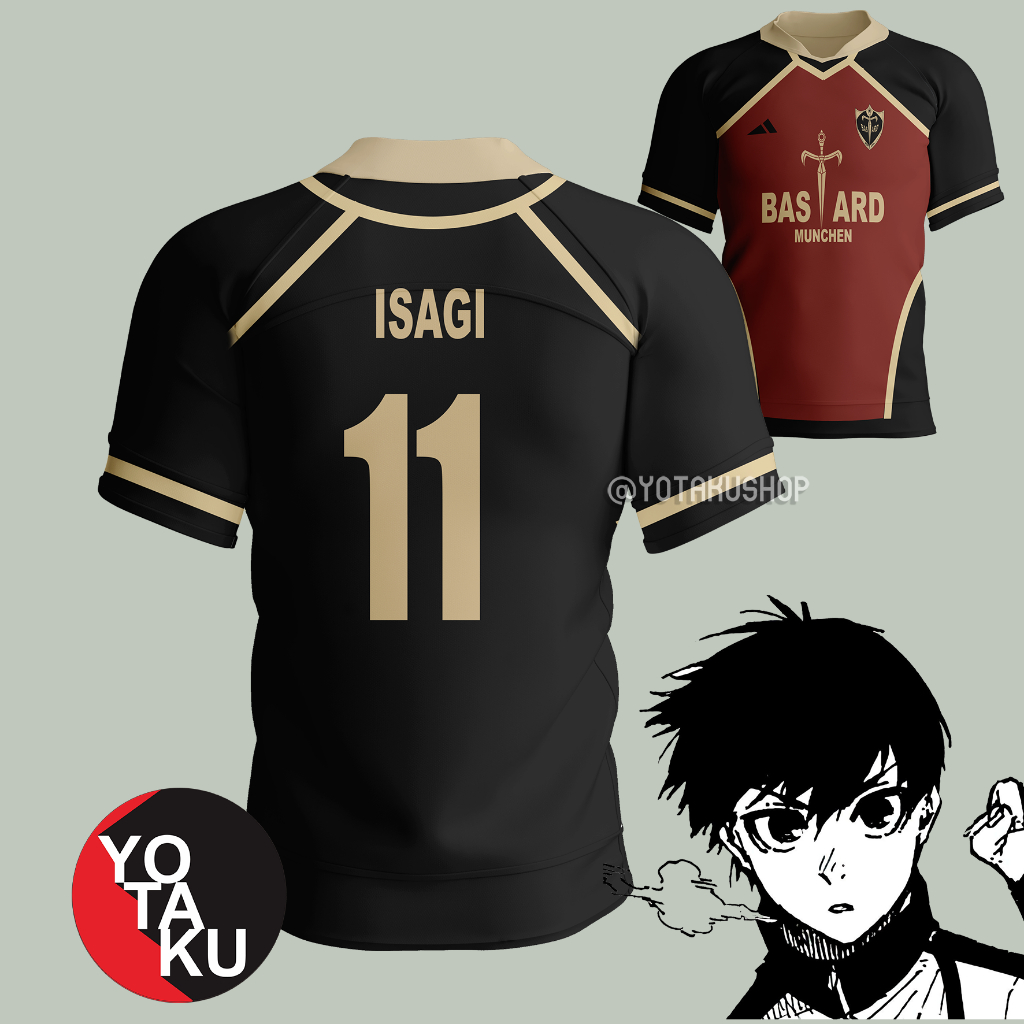 Jual Jersey Anime Cosplay Blue Lock Kaiser Bastard Munchen Isagi Yoichi