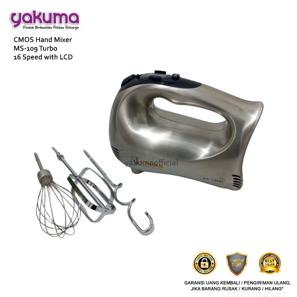 Jual CMOS HAND MIXER TURBO ELEKTRIK 16 SPEED MULTIFUNGSI (EX DISPLAY