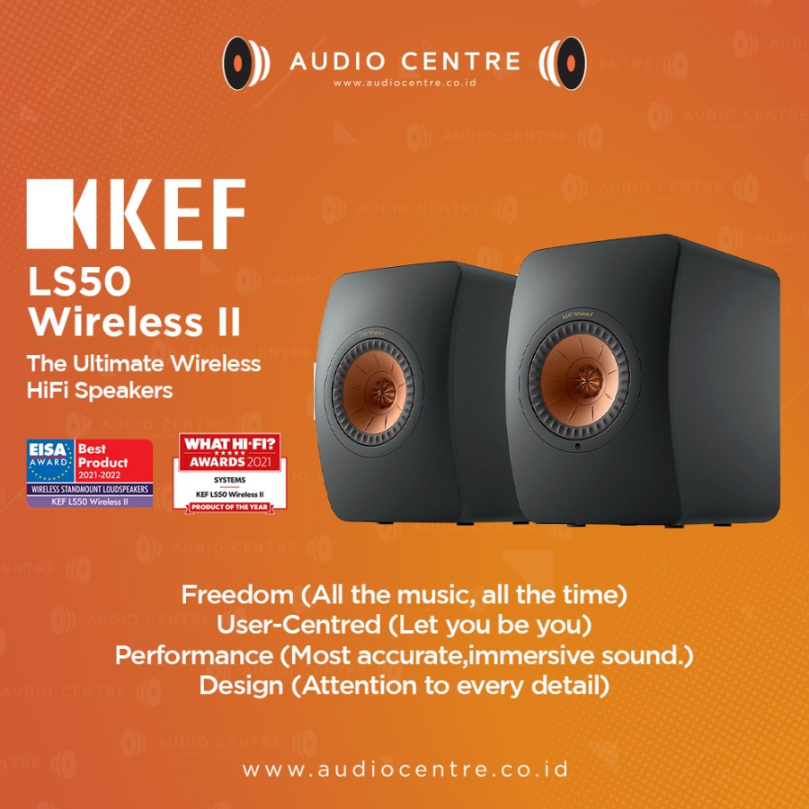 Jual KEF LS50 Wireless II Wireless Active Speaker Hifi Speaker | Shopee ...