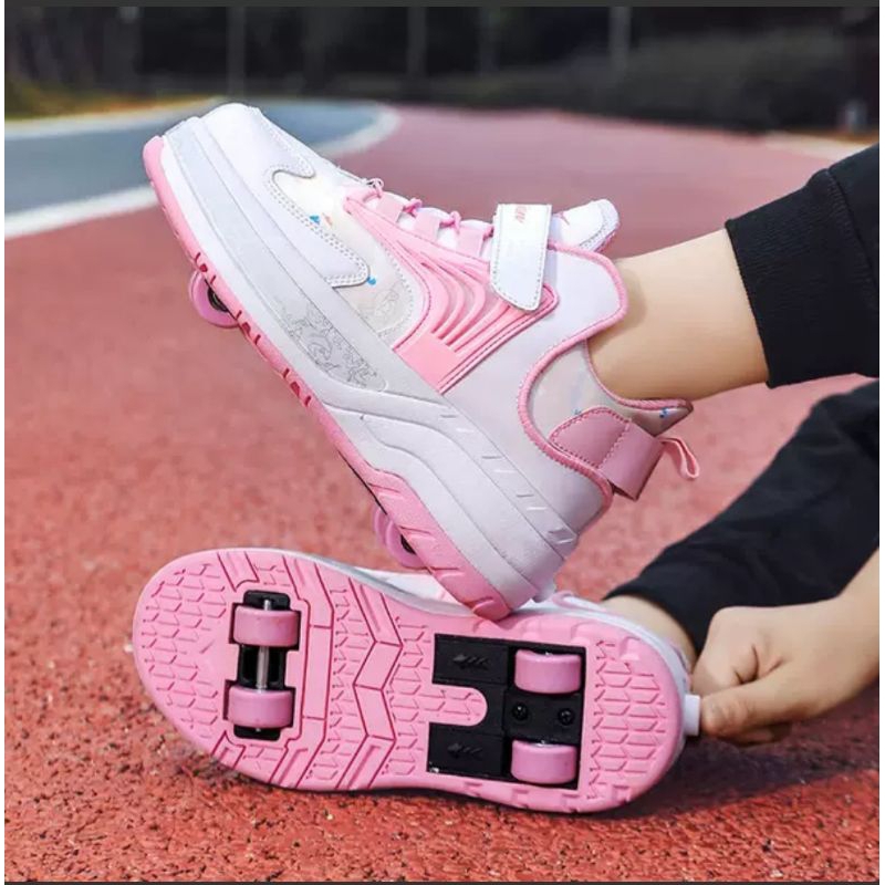 Jual Sepatu roda empat lari rambut anak-anak halus anak laki-laki dan