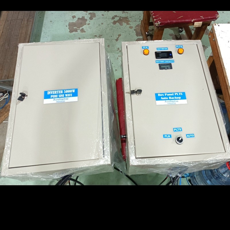 Jual box panel 5000W PLTS Ultimate MPPT 120A inverter PSW with ATS ...