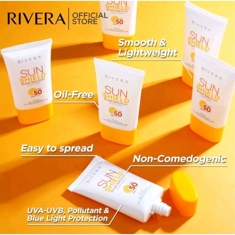 Jual Rivera Sun Shield Board Spectrum SPF 50 Pa++++ 40gr Premium ...