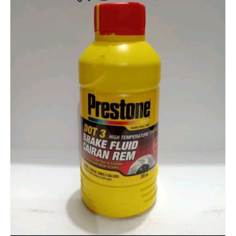 Jual PRESTONE DOT 3 BRAKE FLUID CAIRAN/MINYAK REM (MERAH-300ml ...