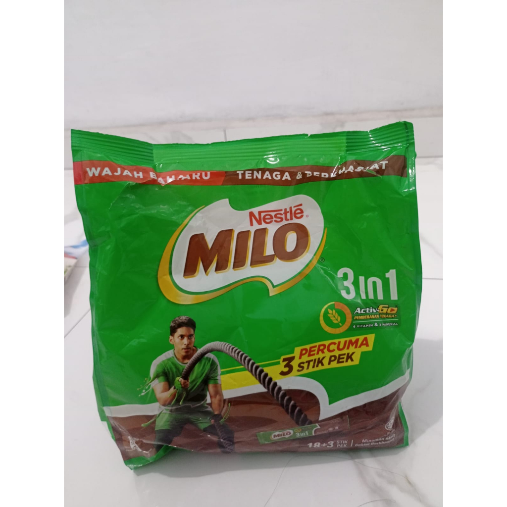 Jual Milo 3 In 1 Malaysia Sachet 21 Saset Shopee Indonesia 7142