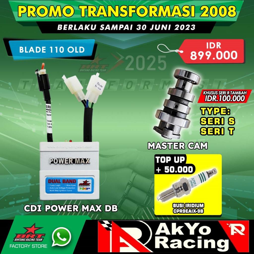 Jual PROMO 2008 / 2009 BRT CDI POWER MAX DUAL BAND + MASTER CAM + RRA ...