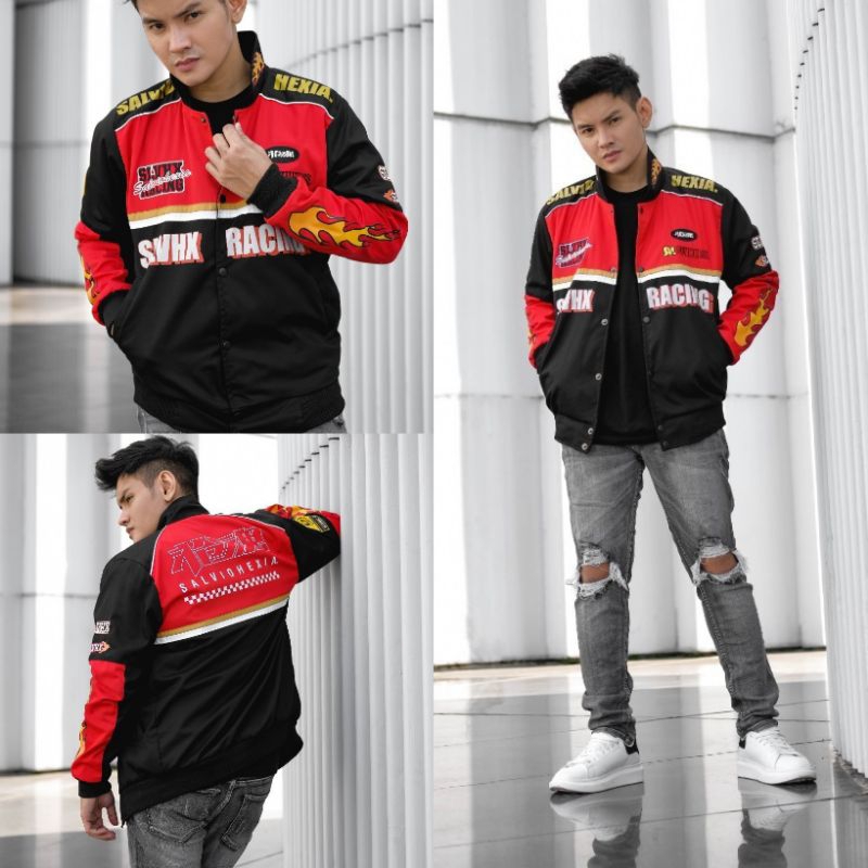 Jual JAKET NASCAR SALVIO HEXIA PARASUT -JAKET MOTOR PRIA RACING PARASIT ...