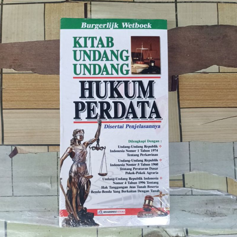 Jual Buku Original Kitab Undang Undang Hukum Perdata Burgerlijk Wetboek