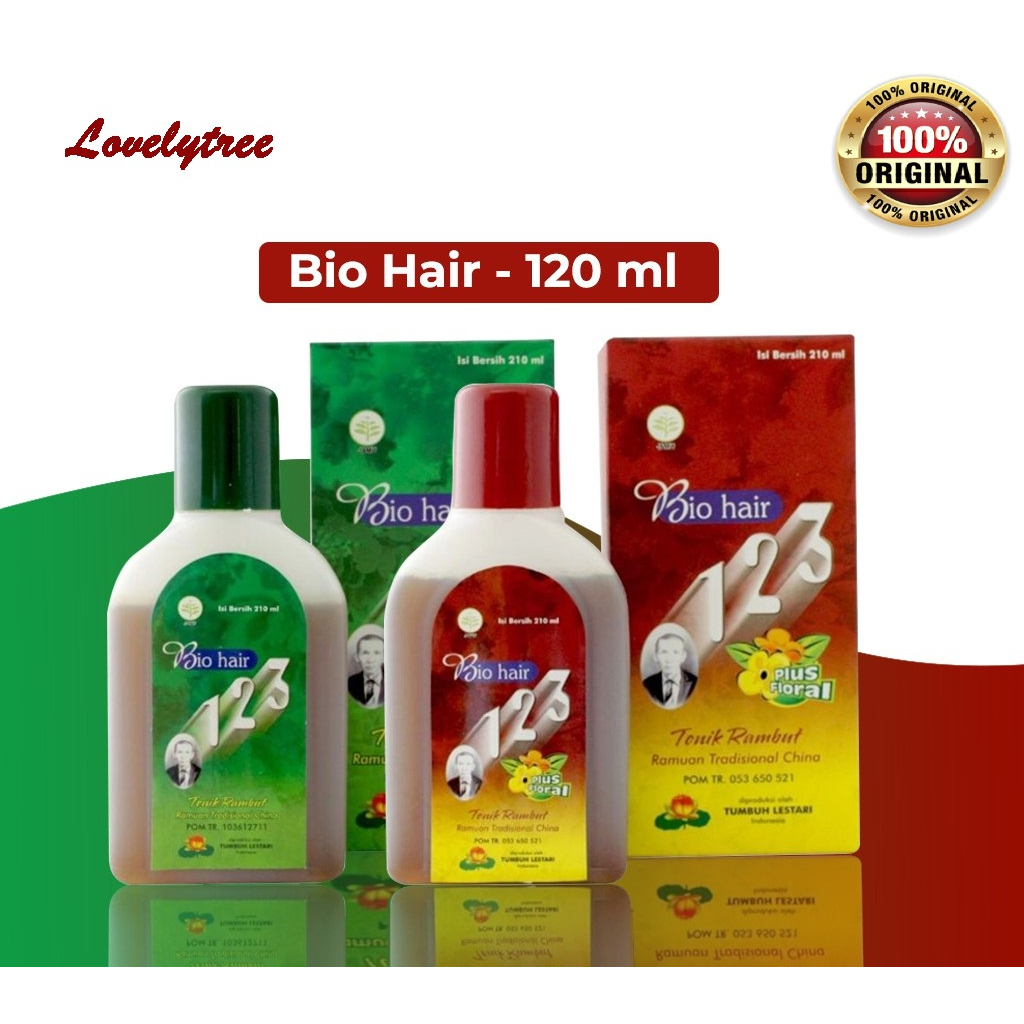 Jual Bio Hair 123 Biohair 123 Tonik Perawatan Rambut Ramuan Tradisional ...