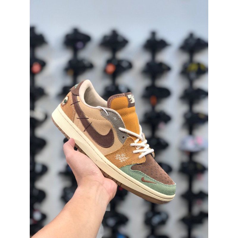 Jual N*ke Air Jordan 1 Low Og Voodoo x williamson | Shopee Indonesia
