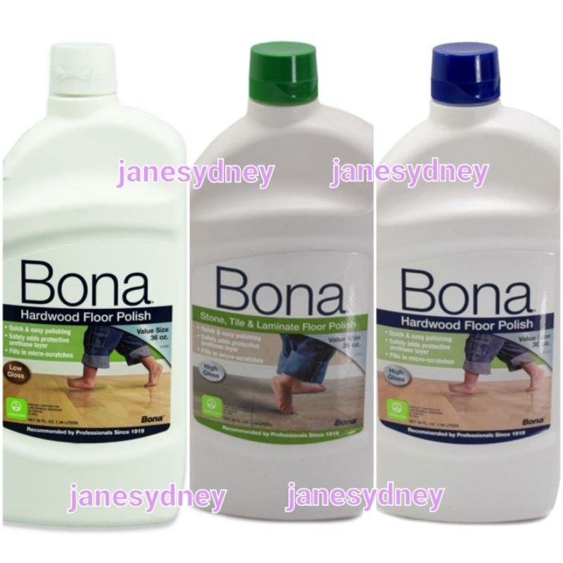 Jual Bona Hardwood Floor Polish Cairan Pemoles Pelapis Lantai Kayu Bona
