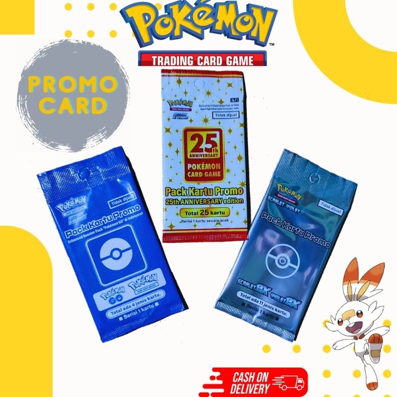 Pokemon Booster Card RARE Pokmon Indonesian Exclusive Promo Card Sealed  Pack - Indomaret Promo (Very Limited) Pokemon Cards Packs