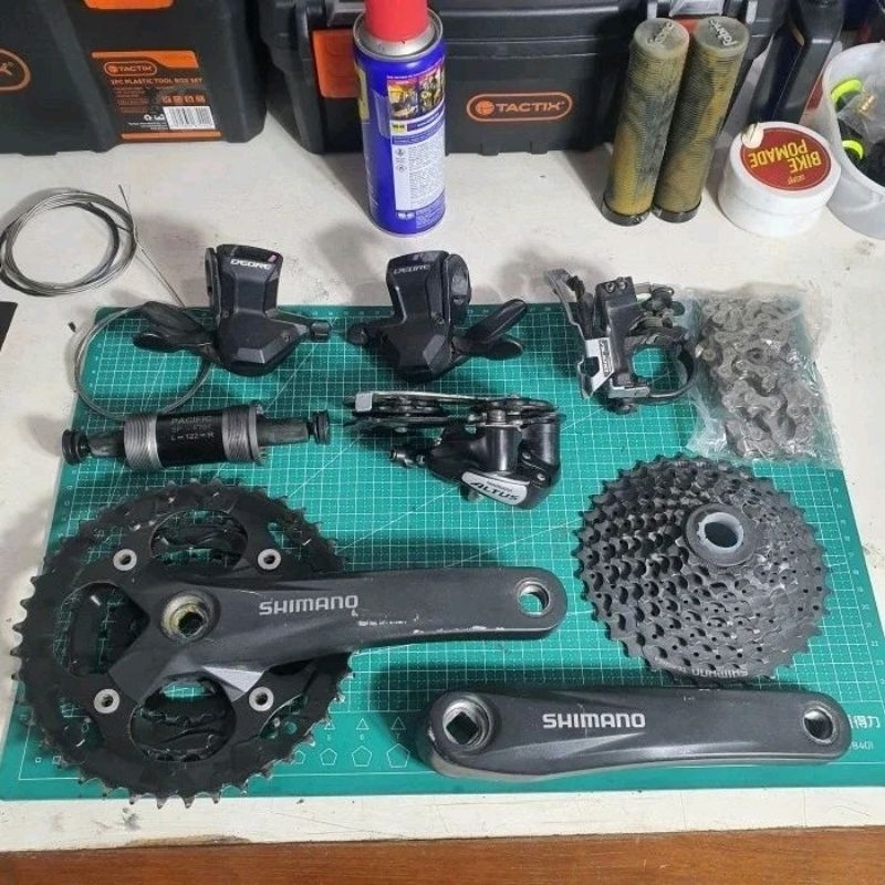 Groupset sales mtb bekas