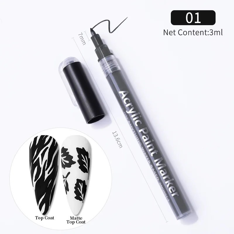 Jual Nail Painting Pen Acrylic Pen Maker Nail Art Polish Paint
