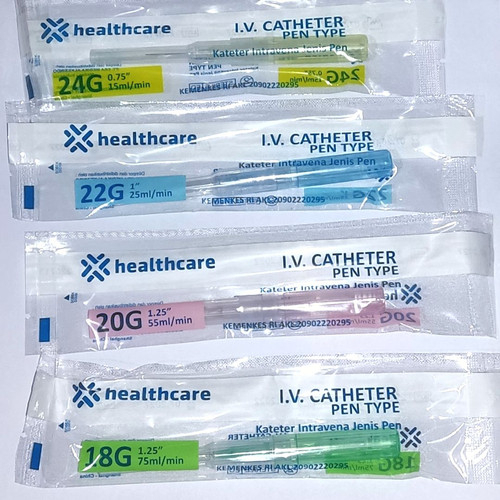 Jual Onehealth IV Catheter Per Pcs Healthcare Abocath No. 18 G 20 G 22 ...