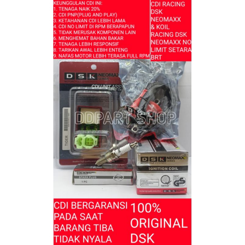 Jual CDI DSK UNLIMER & COIL KOIL RACING DSK & BUSI RACING DSK NEOMAXX ...