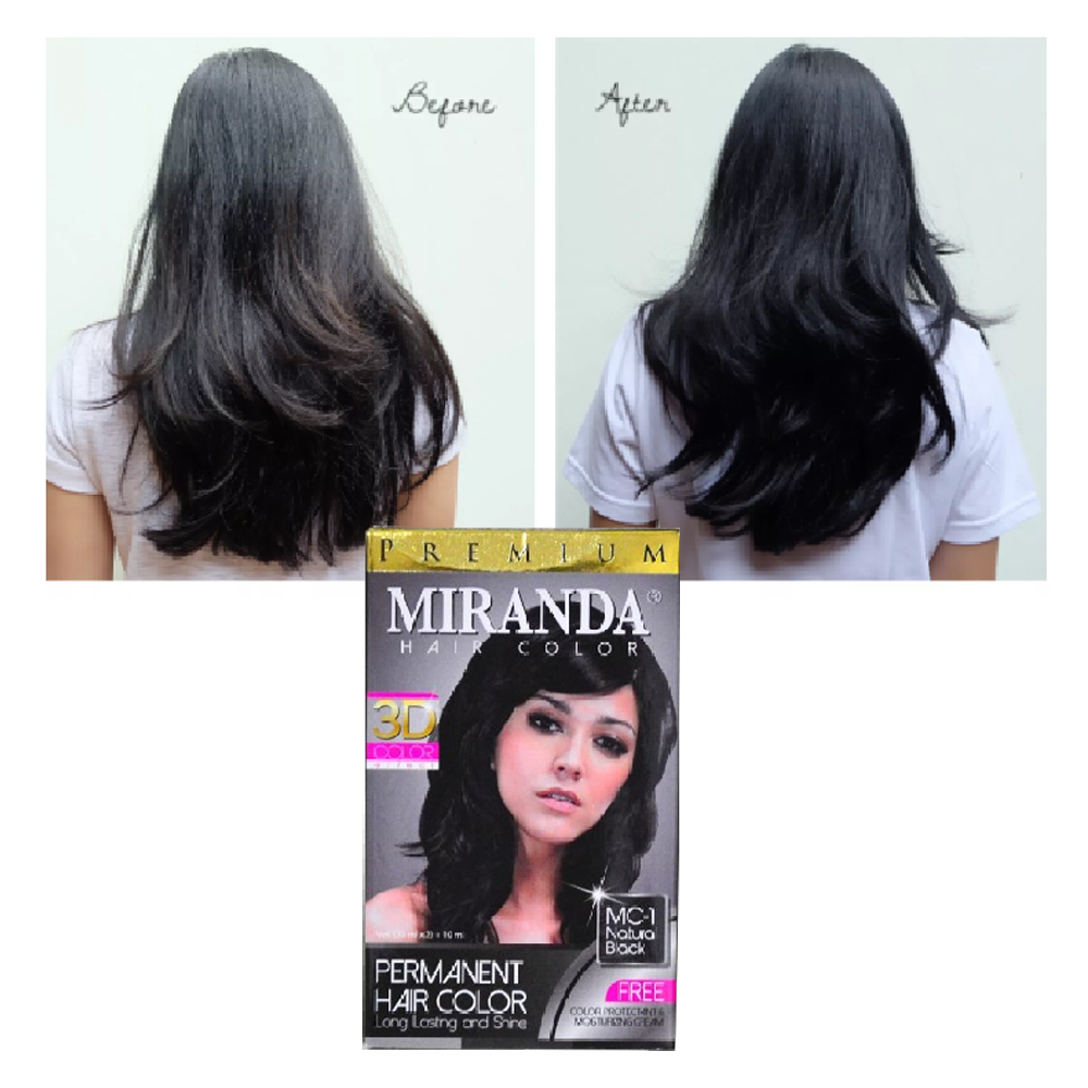 Jual Semir Rambut Yang Bagus Permanen Warna Miranda Hair Color Premium ...