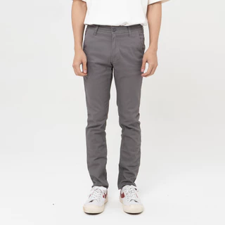 M231 Celana Panjang Pria Chino Pants Slim Fit Stretch Dark Grey C1178