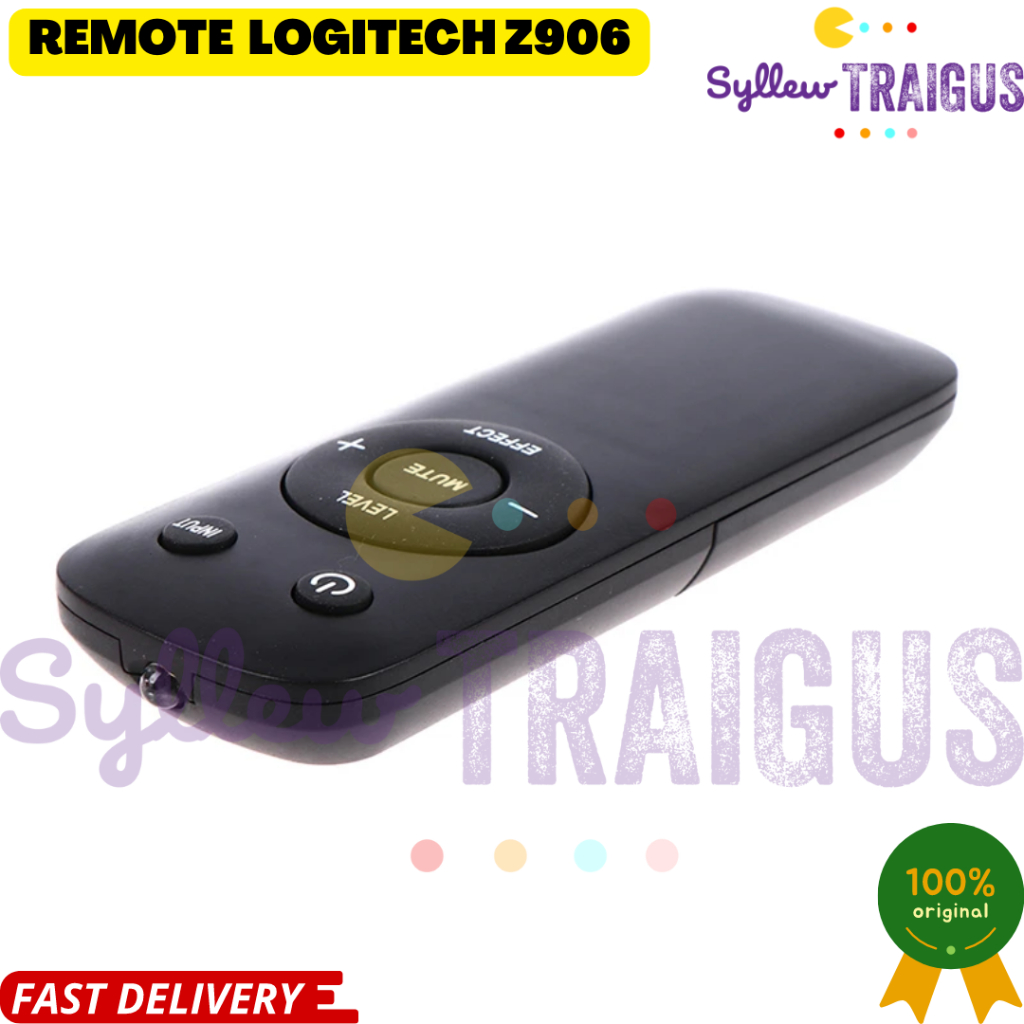 Telecomando IR Di Ricambio Per Subwoofer Logitech Z906 5.1 - Portata 10 Metri, Materiale ABS, Alimentazione A 2 Batterie AAA - 5