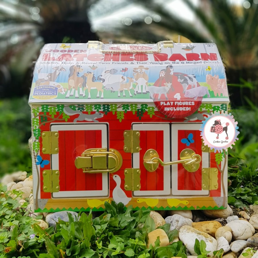 Jual Melissa and Doug Latches Barn Playset Shopee Indonesia
