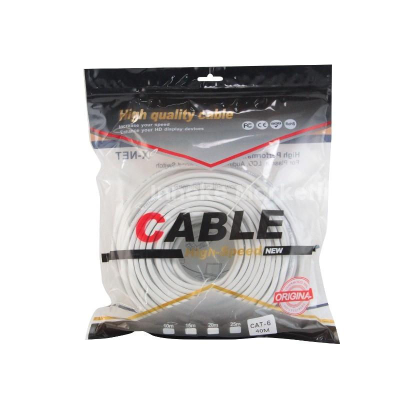 Jual Kabel Lan 40m Cat 6 Gigaspeed With Rj45 Cat6 40 Meter Shopee
