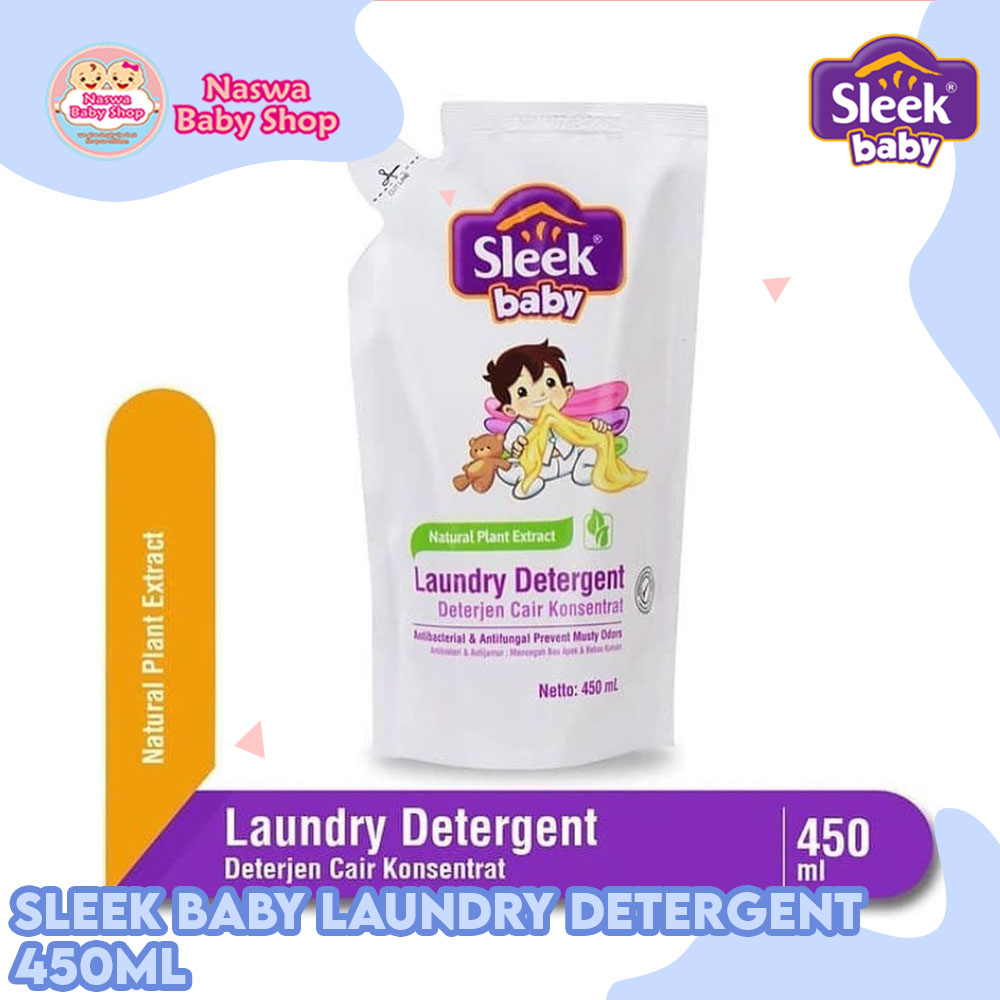 Jual Sleek Baby Laundry Detergent Pencuci Pakaian Refill 450ml | Shopee ...