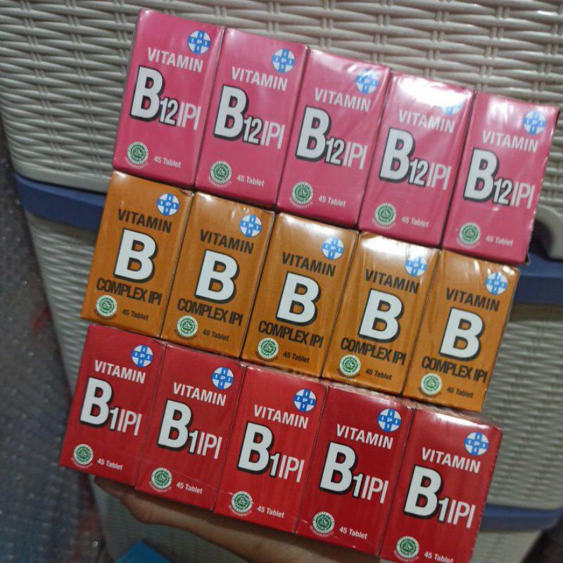 Jual Vitamin B B1 B12 B Complex IPI 45 Tablet | Shopee Indonesia