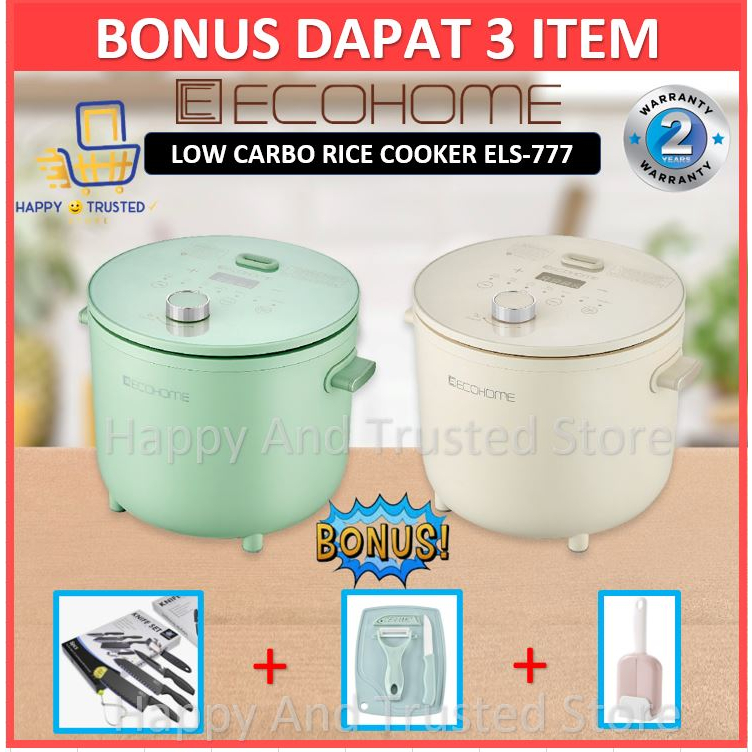 Jual Ecohome Low Carbo Rice Cooker Low Karbo ELS 777 Shopee Indonesia