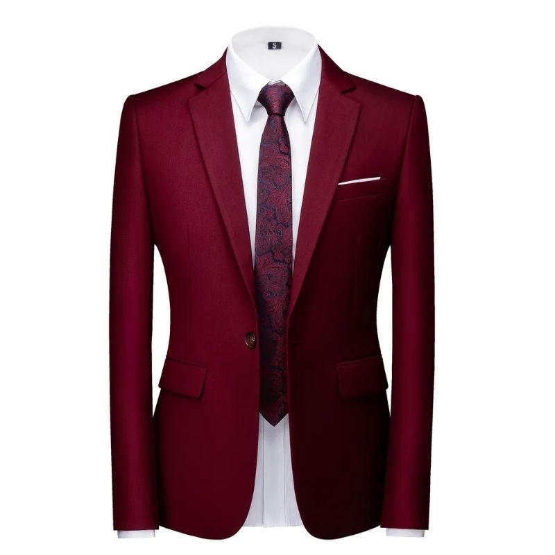 Jual Jas- Jas blazer - Jas pria - Jas wisuda - Jas formal hitam - ungu ...