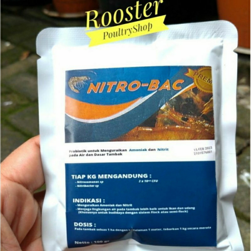 Jual NITRO BAC 100 GRAM Probiotik Bakteri Bacteri Starter Nitrobacter ...