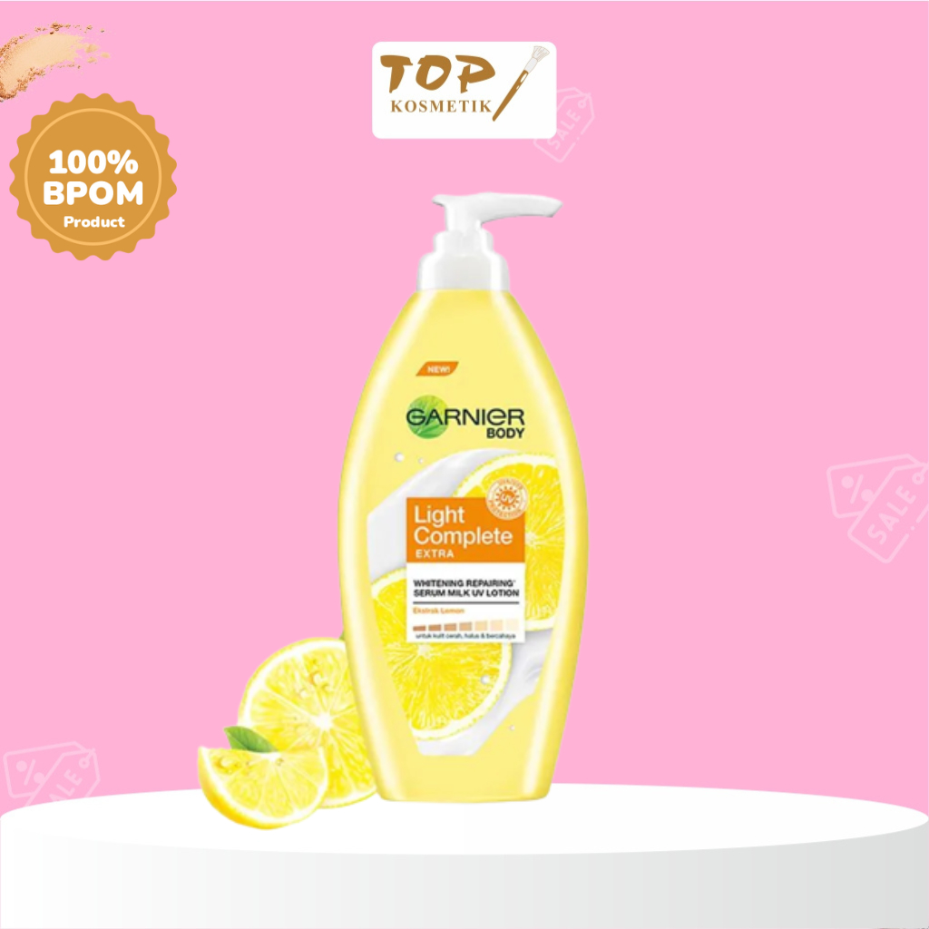 Jual TOP GARNIER LIGHT COMPLETE BODY LOTION 400ML Shopee Indonesia