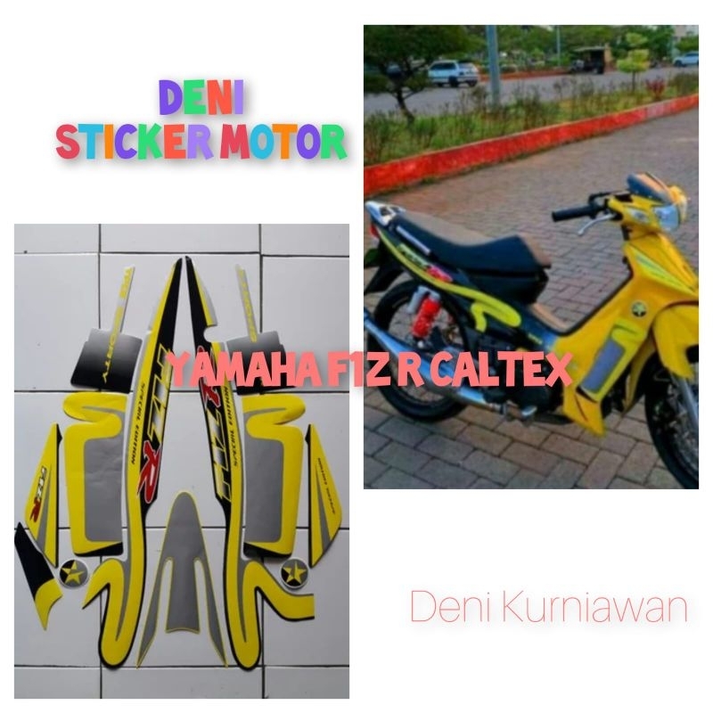 Jual Striping stiker body Yamaha F1ZR - Caltex / List body stiker Motor ...