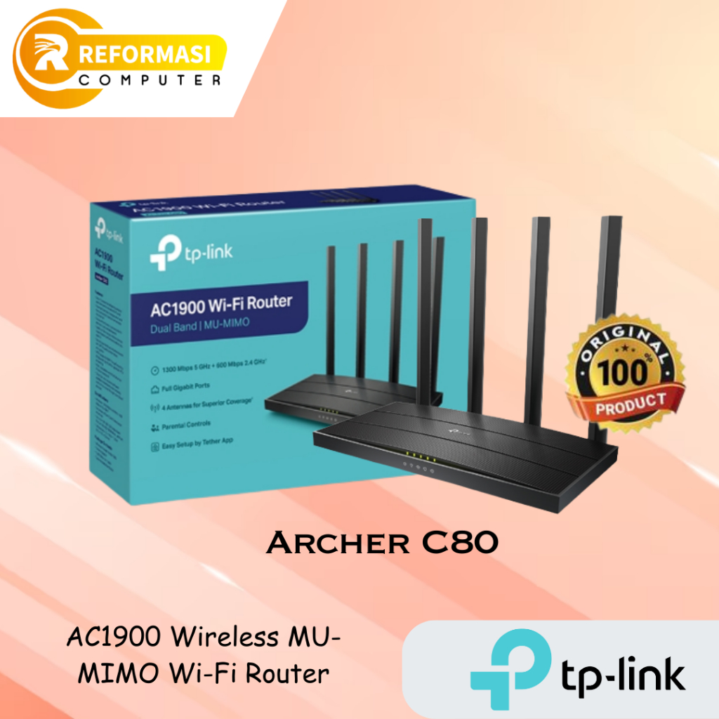 Jual TP-Link Archer C80 AC1900 Wifi Router TpLink Archer C80 C 80 ...