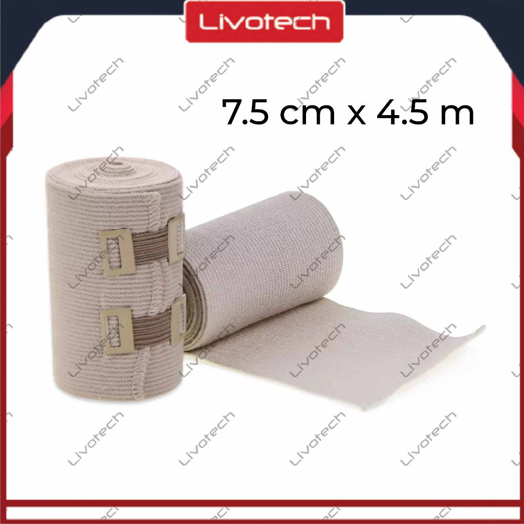 Jual Elastic Bandage Klip Cm X M Perban Elastis Inch Cm Shopee Indonesia