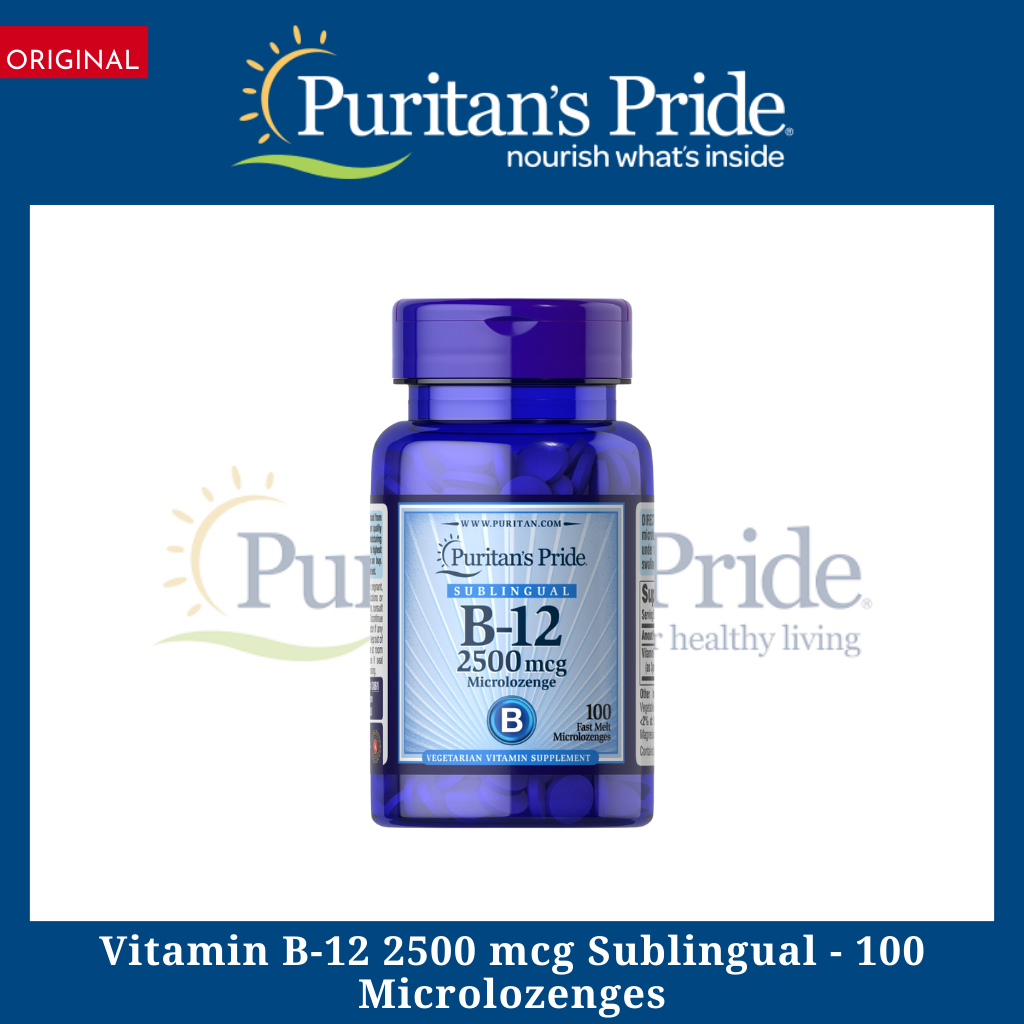 Jual PURITAN'S PRIDE Vitamin B-12 2500 Mcg Sublingual - 100 ...