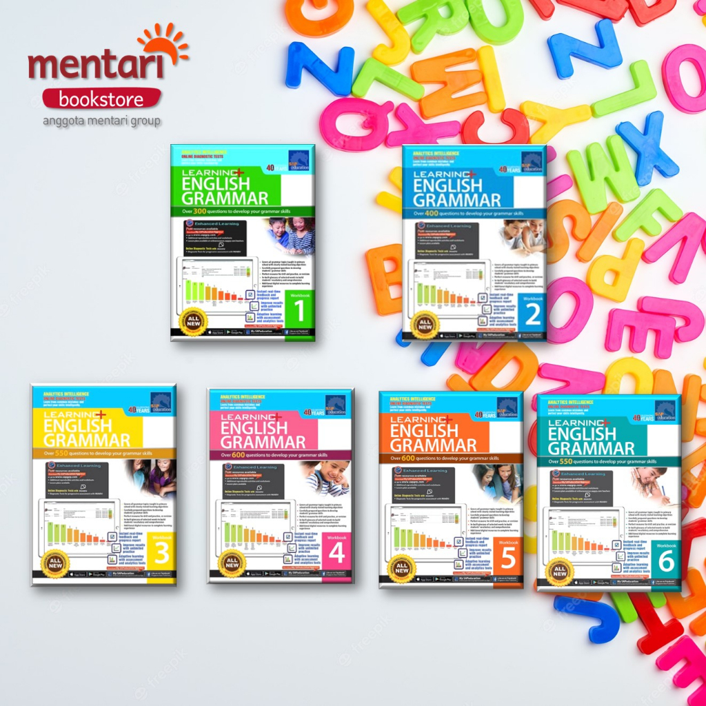 Jual Learning+ English Grammar Workbook - Buku Latihan Bahasa Inggris ...