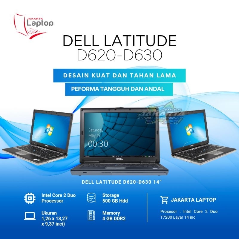 Jual Laptop Dell Latitude D630 Ram 4gb Hdd 500gb Murah Mulus Bergaransi ...