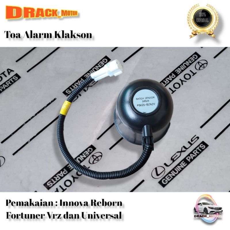 Jual TOA ALARM KALAKSON INNOVA REBORN FORTUNER VRZ UNIVERSAL TOYOTA ...