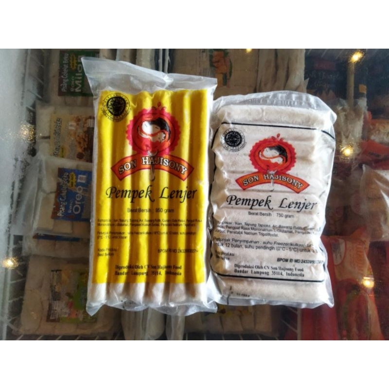 Jual Pempek Lenjer Asli Lampung 750g Frozen + Cuko - Pempek Ikan Asli ...