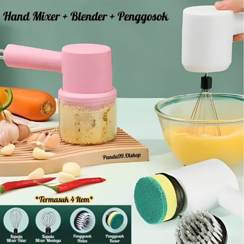 Jual Hand Mixer Wireless Blender Pengocok Telur Elektrik Egg Beater