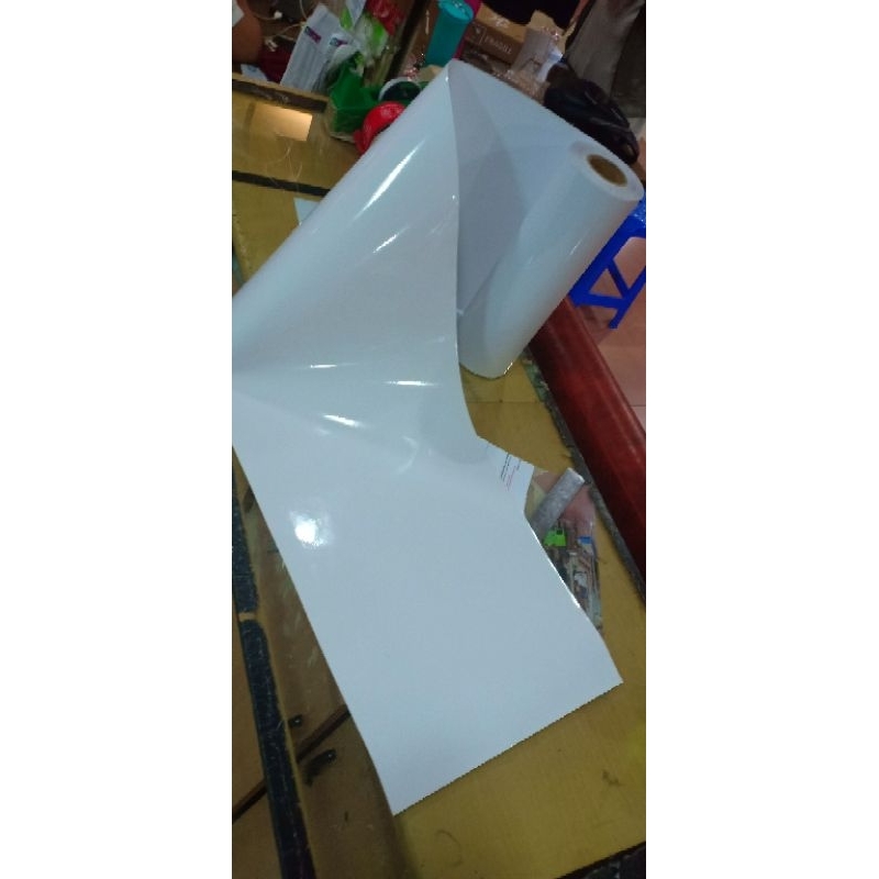 Jual Stiker Vinyl inkjet 120gsm Putih Glossy Uk.A3 - 32cm × 30 Meter ...
