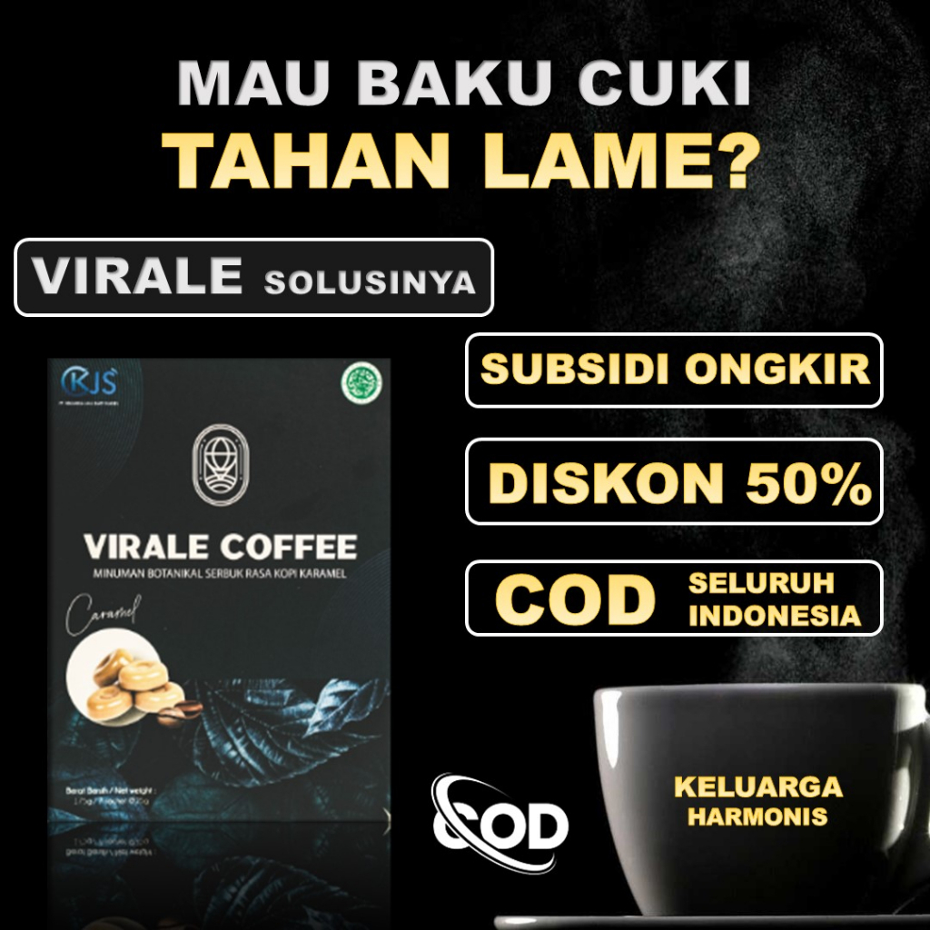 Jual Minuman Kopi Virale Coffee Original Kuat Pria Tahan Lama Sex 5455