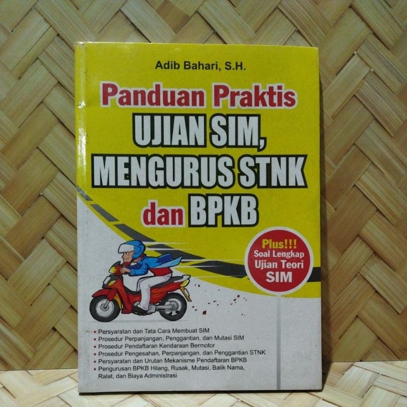 Jual Panduan Praktis Ujian SIM, Mengurus STNK Dan BPKB. Plus Soal ...