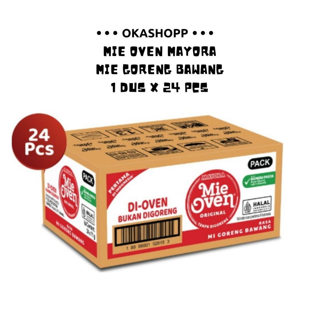 Jual Mie Oven Mayora Mi Instan Bawang Goreng Kuah Iga Sapi Dus Isi Pcs Shopee Indonesia