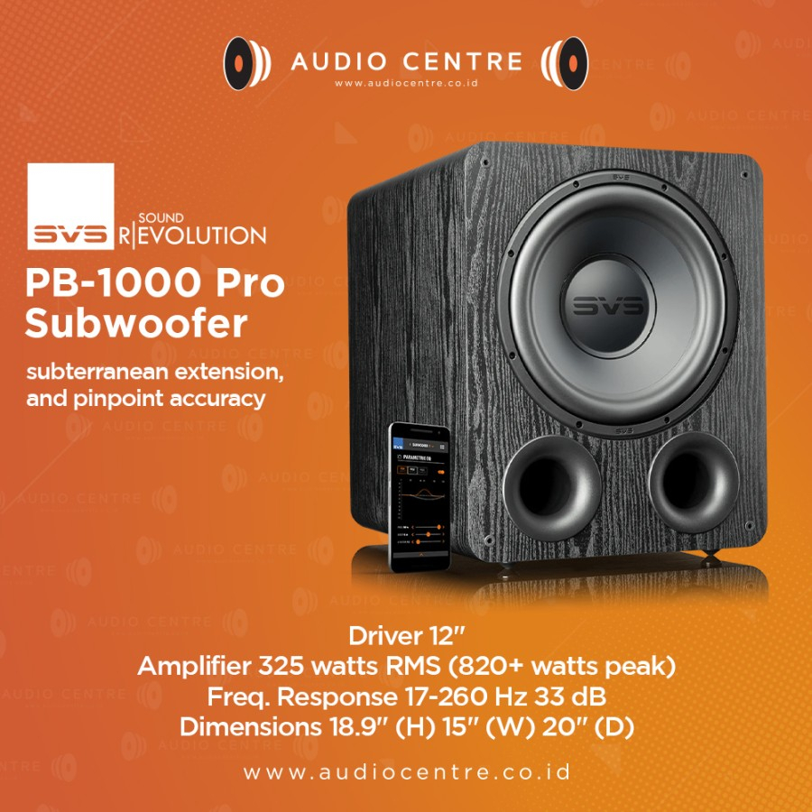 Jual SVS PB-1000 Pro / PB1000 Pro / PB 1000 Pro active subwoofer 12 ...