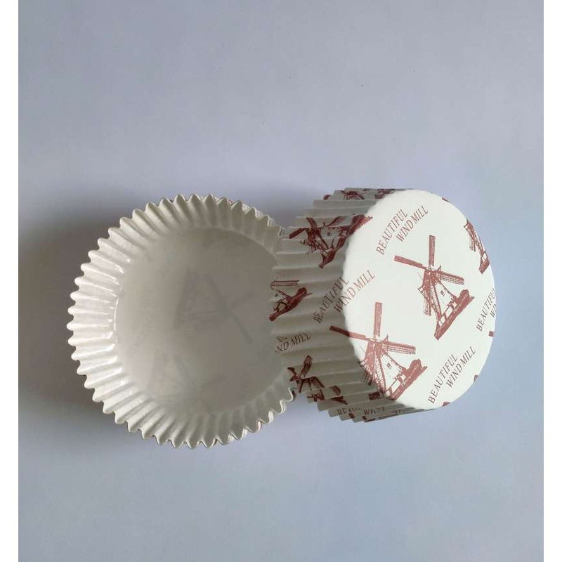 Jual CUP CASE ROTI BULAT / KERTAS ALAS ROTI 8cm per 50 / 100 pcs ...