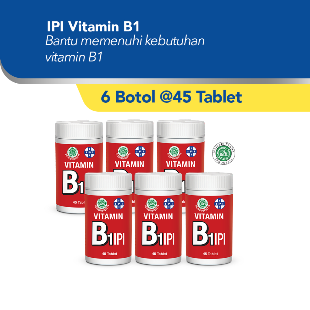 Jual IPI Vitamin B1 (6 Pcs) [Exp : 09.2025] | Shopee Indonesia